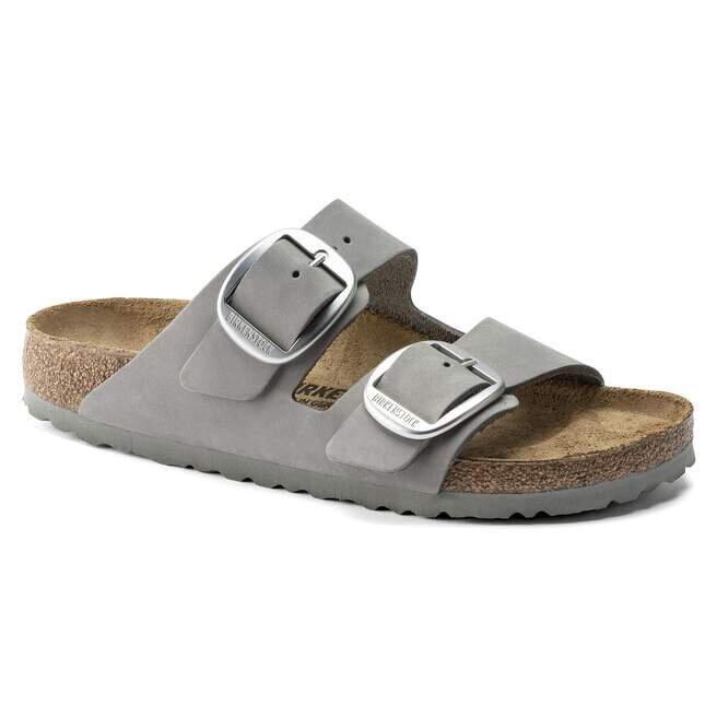 Arizona Big Buckle Nubuck Leather Dove Gray Arizona Big Buckle Nubuck Leather Dove Gray
