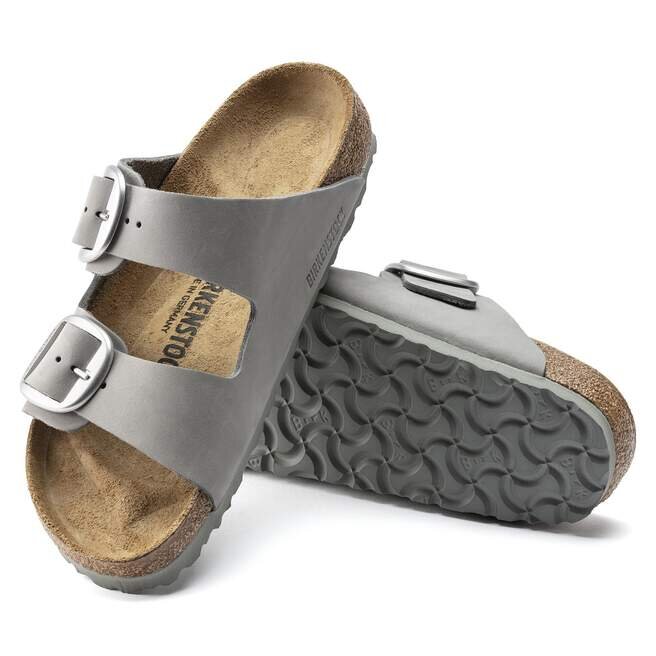 Arizona Big Buckle Nubuck Leather Dove Gray Arizona Big Buckle Nubuck Leather Dove Gray