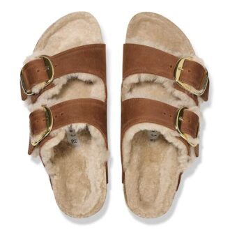 Arizona Big Buckle Shearling Φυσικό δέρμα λαδωμένο