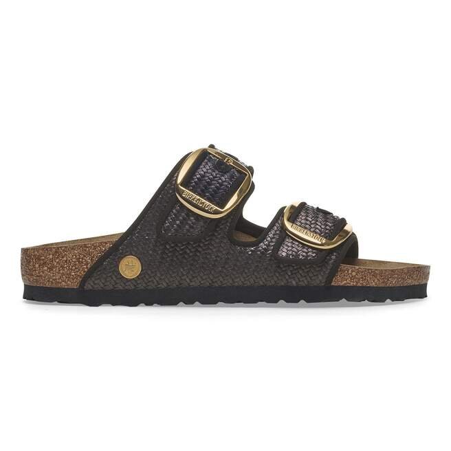 Arizona Big Buckle Textile Raffia Black Arizona Big Buckle Textile Raffia Black