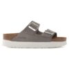 Arizona Flex Platform Nubuck Leather Dove Gray Arizona Flex Platform Nubuck Leather Dove Gray