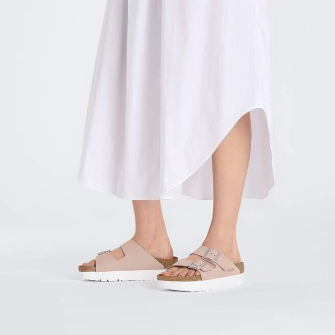 Arizona Flex Platform Nubuck Leather Soft Pink Arizona Flex Platform Nubuck Leather Soft Pink