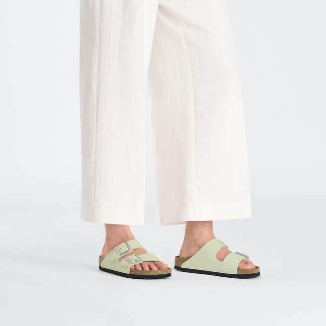 Arizona Nubuck Leather Faded Lime Arizona Nubuck Leather Faded Lime