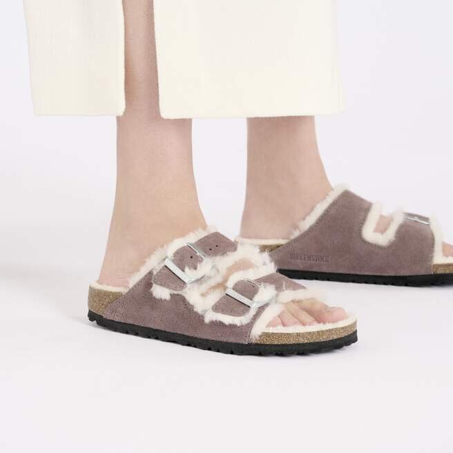 Arizona Shearling Δέρμα σουέτ-Shearling Απαλό μωβ Arizona Shearling Δέρμα σουέτ-Shearling Απαλό μωβ