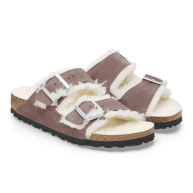 Arizona Shearling Δέρμα σουέτ-Shearling Απαλό μωβ Arizona Shearling Δέρμα σουέτ-Shearling Απαλό μωβ