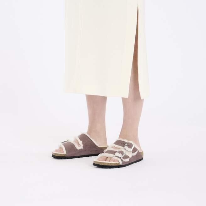 Arizona Shearling Δέρμα σουέτ-Shearling Απαλό μωβ Arizona Shearling Δέρμα σουέτ-Shearling Απαλό μωβ