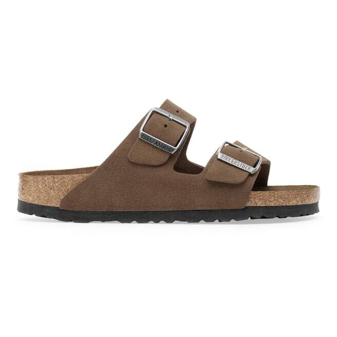 Arizona Soft Footbed Suede Leather Dark Tea Tonal Arizona Soft Footbed Suede Leather Dark Tea Tonal