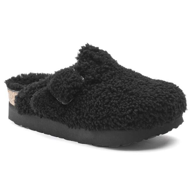 Boston Big Buckle Platform Fur Boston Big Buckle Platform Fur