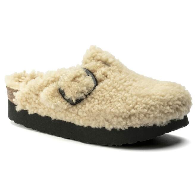 Boston Big Buckle Platform Fur Boston Big Buckle Platform Fur