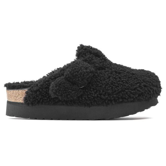 Boston Big Buckle Platform Fur Boston Big Buckle Platform Fur