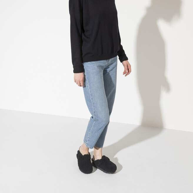 Boston Big Buckle Platform Fur Boston Big Buckle Platform Fur