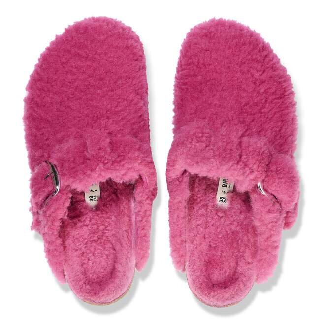 Boston Big Buckle Shearling Fuchsia Tulip Boston Big Buckle Shearling Fuchsia Tulip