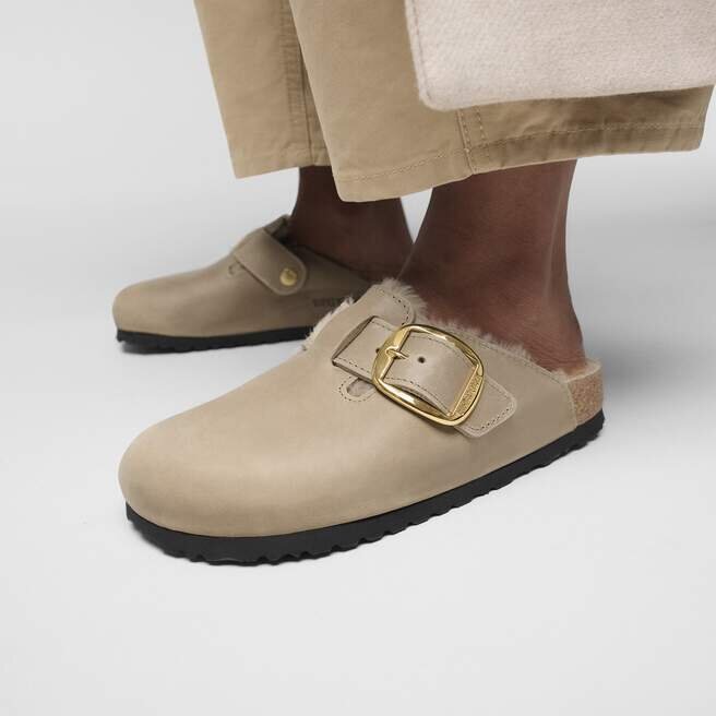 Boston Big Buckle Shearling Φυσικό δέρμα λαδωμένο Boston Big Buckle Shearling Φυσικό δέρμα λαδωμένο