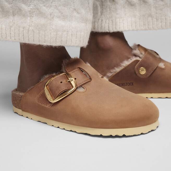 Boston Big Buckle Shearling Φυσικό δέρμα λαδωμένο Boston Big Buckle Shearling Φυσικό δέρμα λαδωμένο