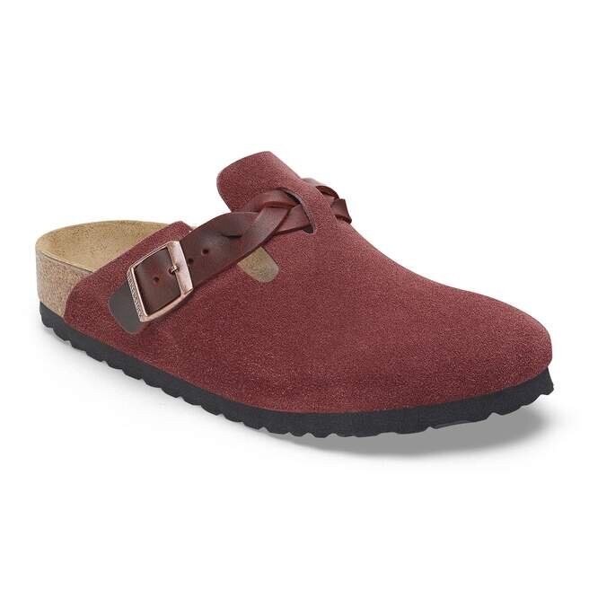 Boston Braided Suede Leather Zinfandel Boston Braided Suede Leather Zinfandel
