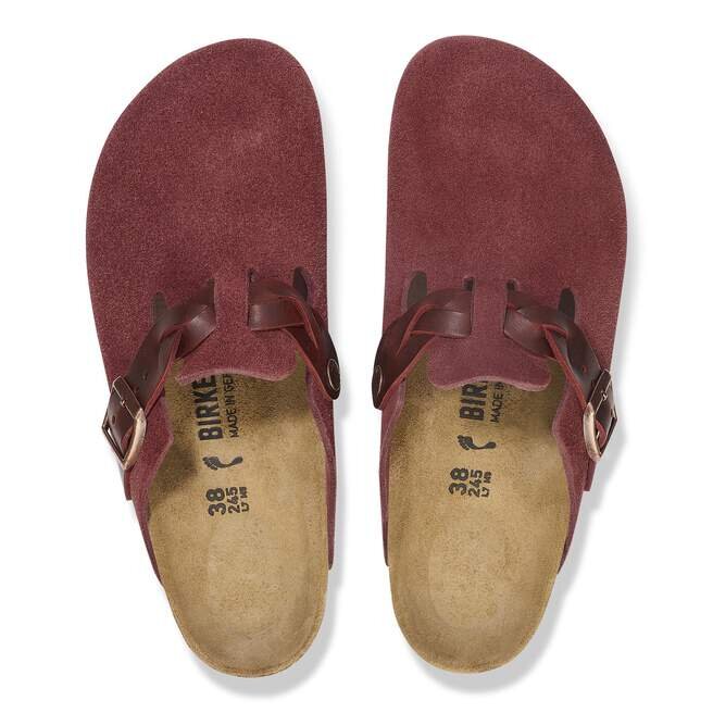 Boston Braided Suede Leather Zinfandel Boston Braided Suede Leather Zinfandel