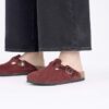 Boston Braided Suede Leather Zinfandel Boston Braided Suede Leather Zinfandel