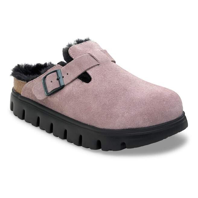 Boston Pap Chunky Shearling Suede Leather Boston Pap Chunky Shearling Suede Leather