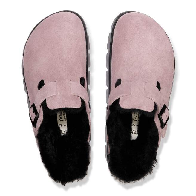 Boston Pap Chunky Shearling Suede Leather Boston Pap Chunky Shearling Suede Leather