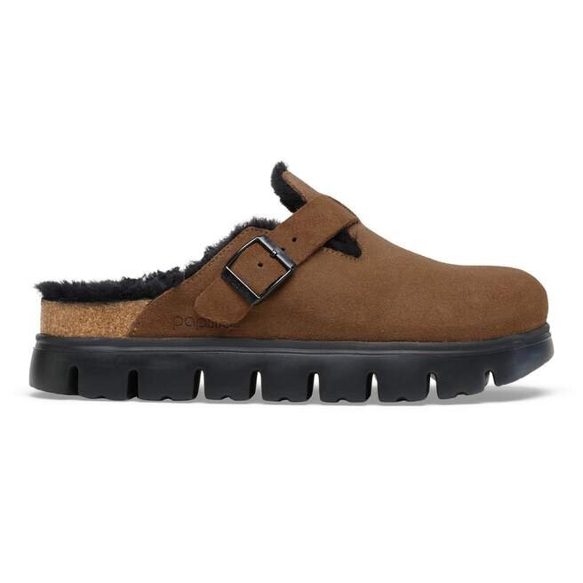 Boston Pap Chunky Shearling Suede Leather Boston Pap Chunky Shearling Suede Leather