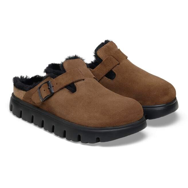 Boston Pap Chunky Shearling Suede Leather Boston Pap Chunky Shearling Suede Leather