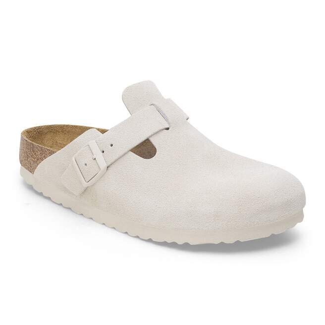 Boston Soft Footbed Suede Leather Boston Soft Footbed Suede Leather