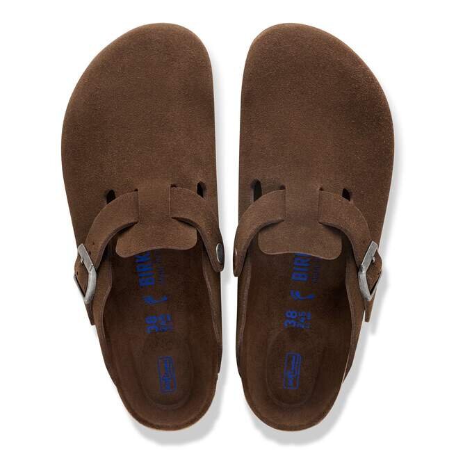 Boston Soft Footbed Suede Leather Boston Soft Footbed Suede Leather