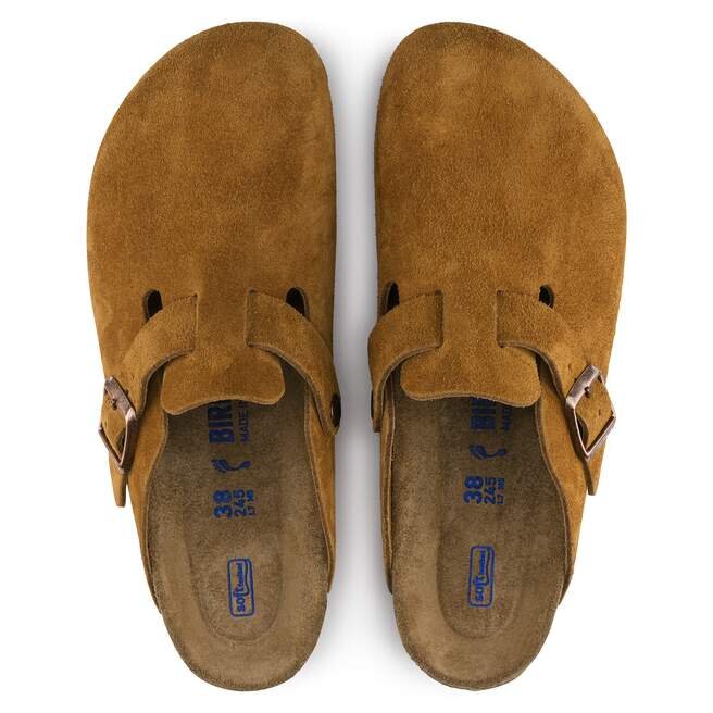 Boston Soft Footbed Suede Leather Boston Soft Footbed Suede Leather