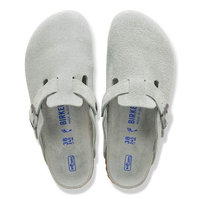 Boston Soft Footbed Suede Leather Boston Soft Footbed Suede Leather