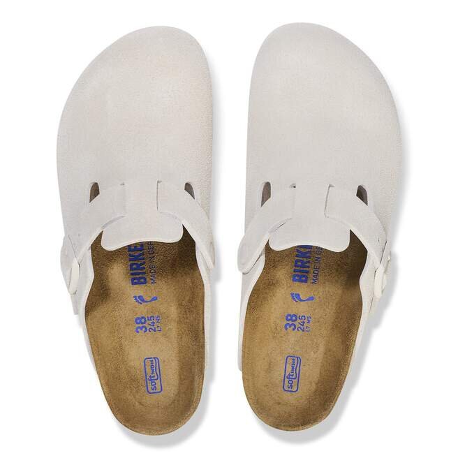 Boston Soft Footbed Suede Leather Boston Soft Footbed Suede Leather