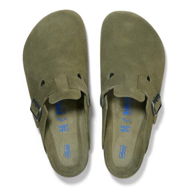 Boston Soft Footbed Suede Leather Boston Soft Footbed Suede Leather