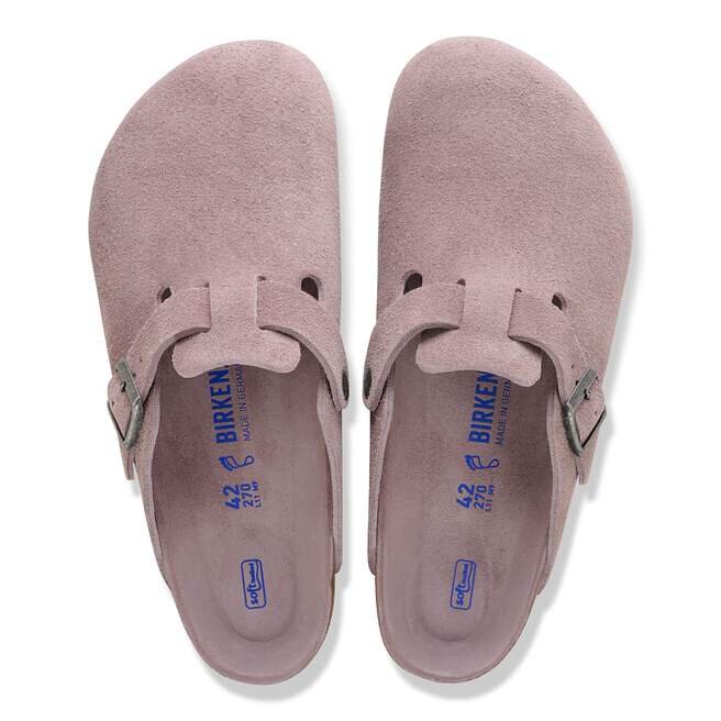 Boston Soft Footbed Suede Leather Boston Soft Footbed Suede Leather