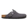 Boston Soft Footbed Suede Leather Boston Soft Footbed Suede Leather