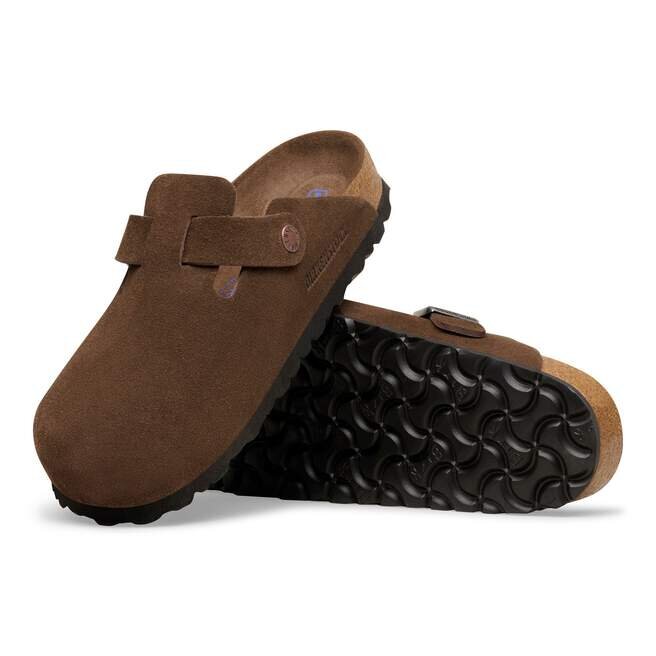 Boston Soft Footbed Suede Leather Boston Soft Footbed Suede Leather