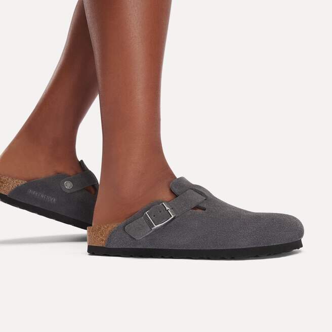 Boston Soft Footbed Suede Leather Boston Soft Footbed Suede Leather