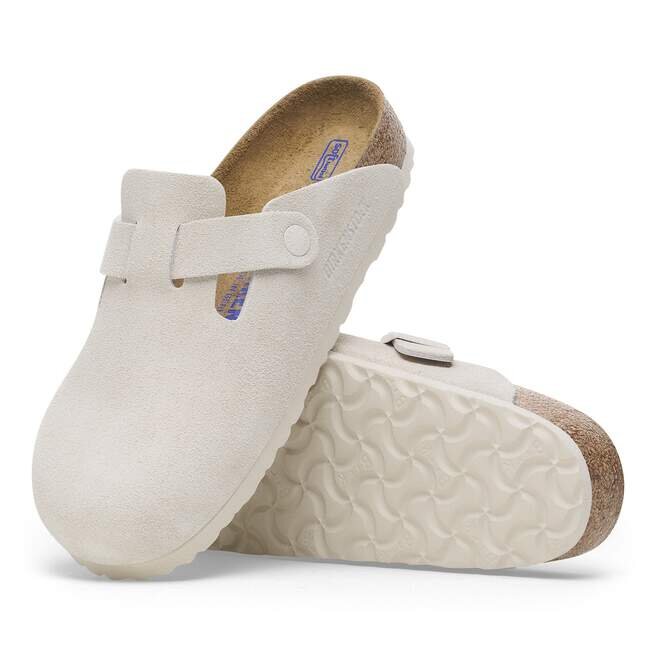 Boston Soft Footbed Suede Leather Boston Soft Footbed Suede Leather