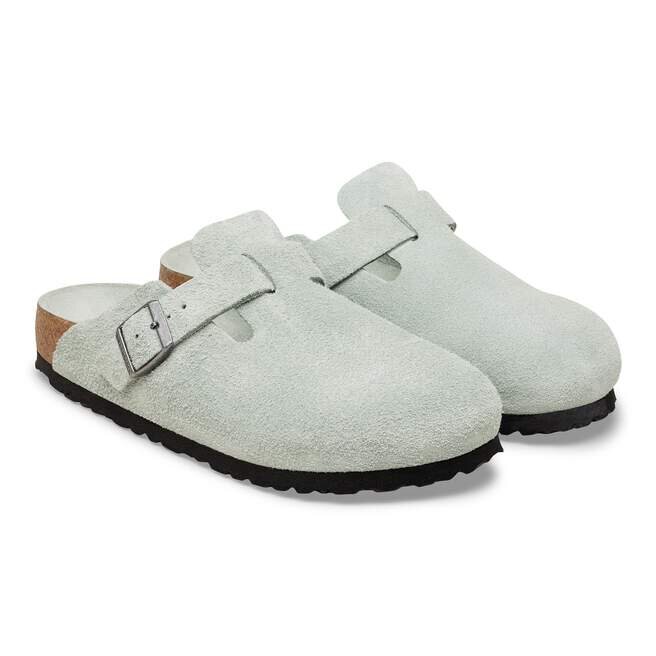 Boston Soft Footbed Suede Leather Boston Soft Footbed Suede Leather