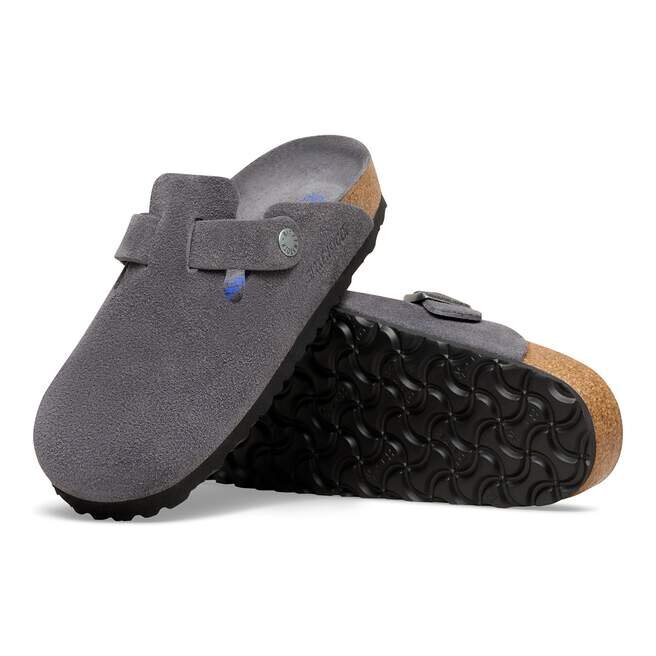 Boston Soft Footbed Suede Leather Boston Soft Footbed Suede Leather