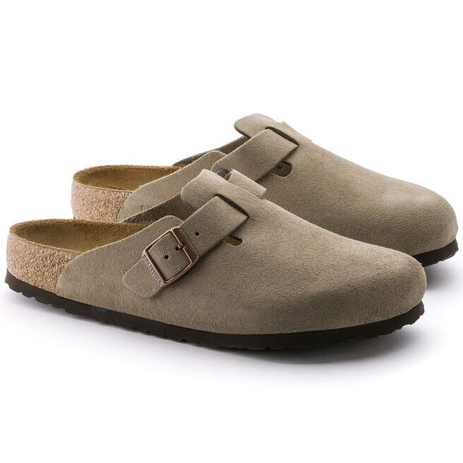Boston Soft Footbed Suede Leather Boston Soft Footbed Suede Leather