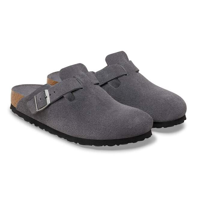 Boston Soft Footbed Suede Leather Boston Soft Footbed Suede Leather