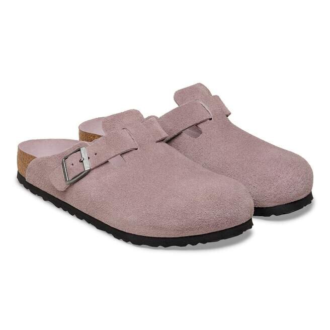 Boston Soft Footbed Suede Leather Boston Soft Footbed Suede Leather