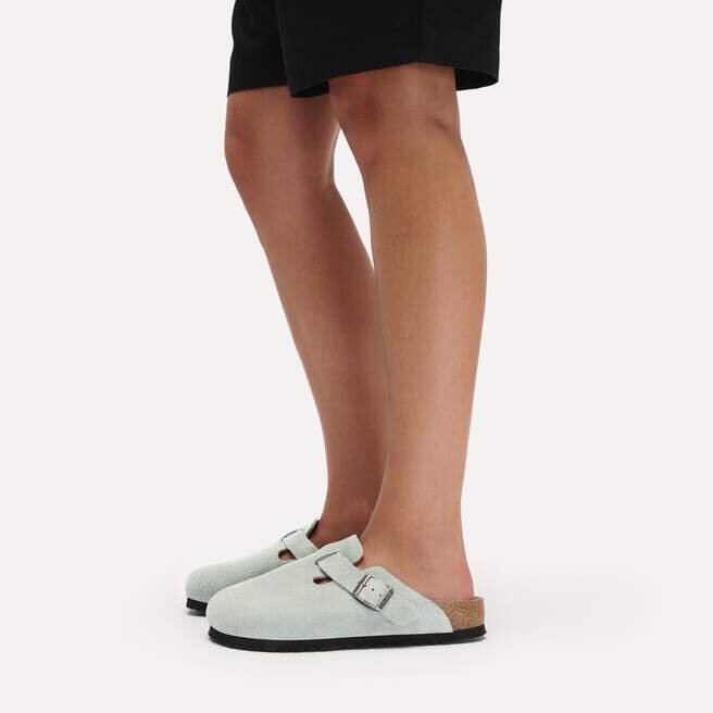Boston Soft Footbed Suede Leather Boston Soft Footbed Suede Leather