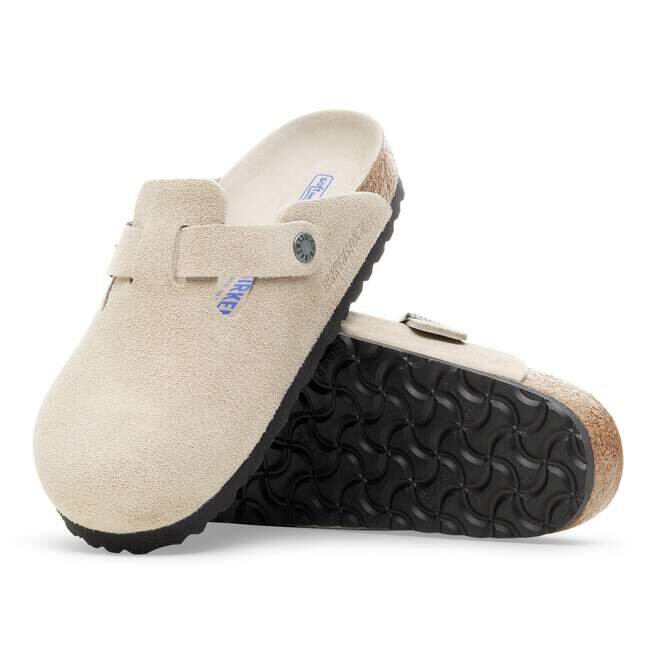 Boston Soft Footbed Suede Leather Boston Soft Footbed Suede Leather