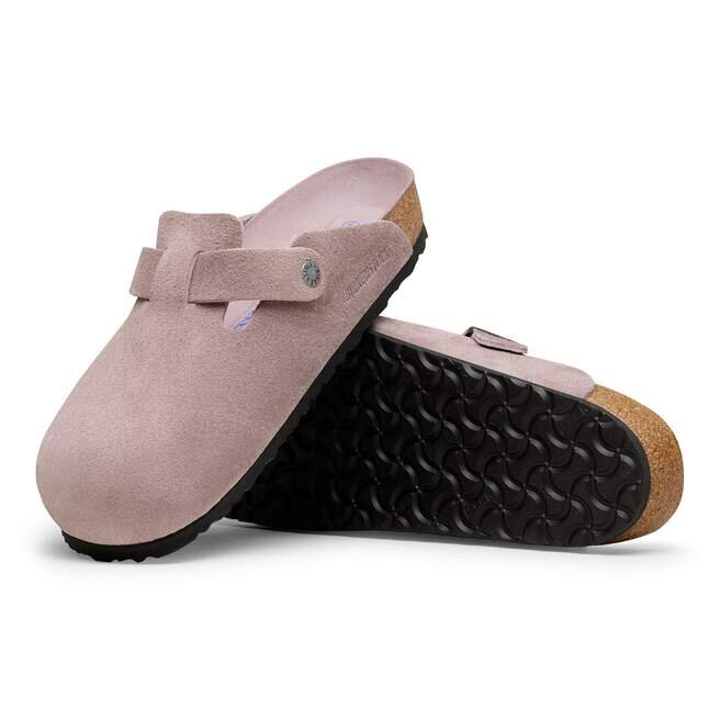 Boston Soft Footbed Suede Leather Boston Soft Footbed Suede Leather