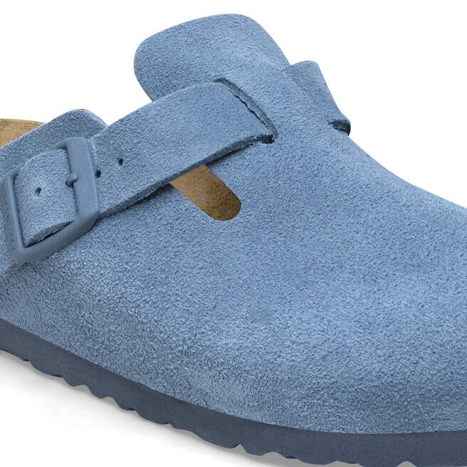 Boston Soft Footbed Suede Leather Elemental Blue Boston Soft Footbed Suede Leather Elemental Blue