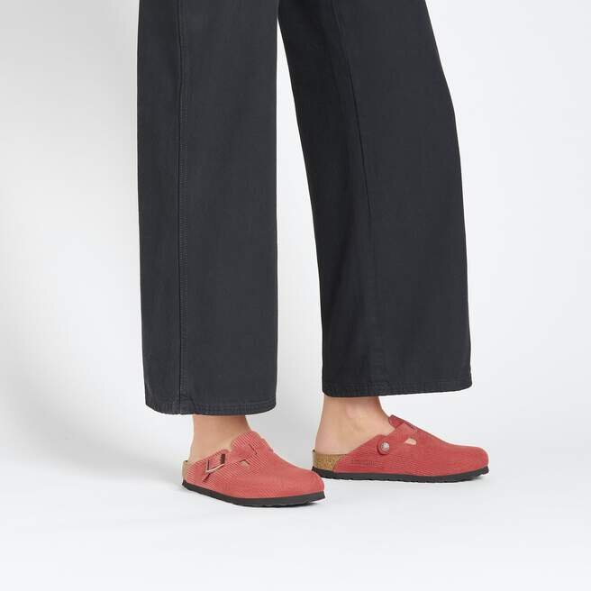 Boston Suede Embossed Corduroy Sienna Red Boston Suede Embossed Corduroy Sienna Red