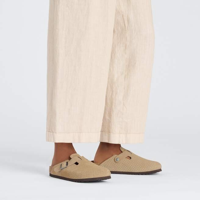 Boston Suede Embossed Dotted New Beige Boston Suede Embossed Dotted New Beige