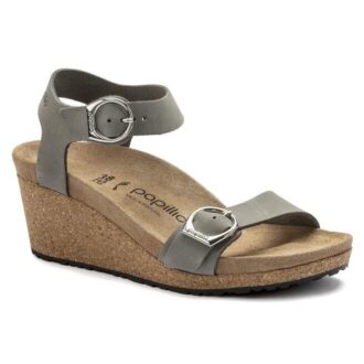 Δέρμα Nubuck Soley σε χρώμα Dove Gray