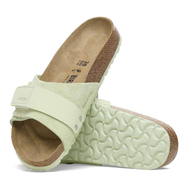 Δέρμα σουέτ Oita σε χρώμα Faded Lime Δέρμα σουέτ Oita σε χρώμα Faded Lime