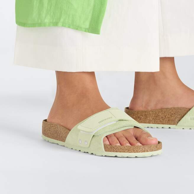 Δέρμα σουέτ Oita σε χρώμα Faded Lime Δέρμα σουέτ Oita σε χρώμα Faded Lime